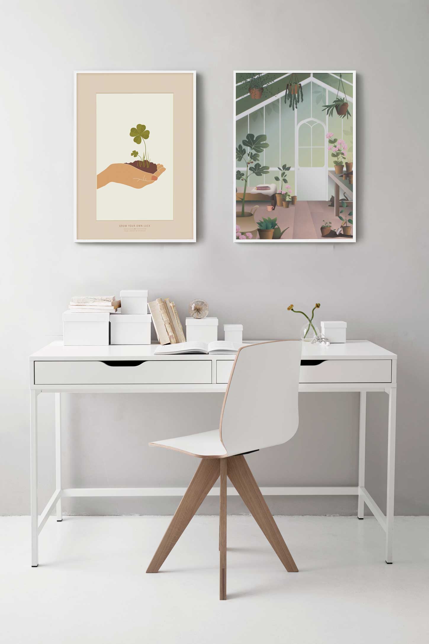 GROW YOUR OWN LUCK - poster