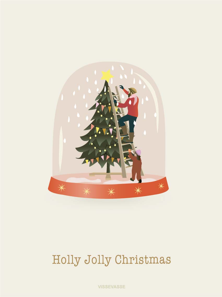 HOLLY JOLLY CHRISTMAS - card