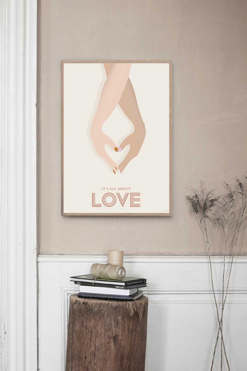 IT'S ALL ABOUT LOVE - plakat - ViSSEVASSE