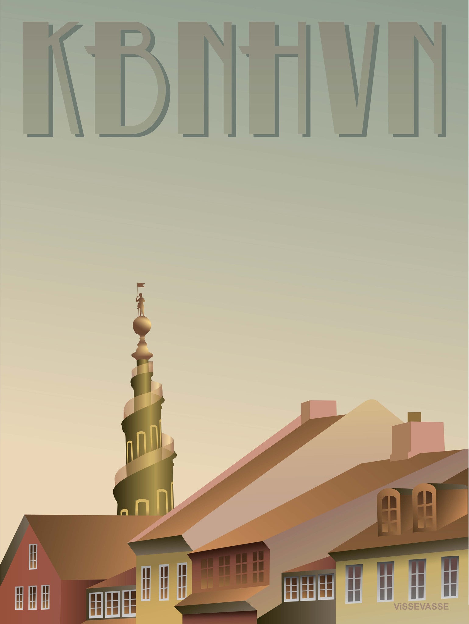 COPENHAGEN Christianshavn - poster