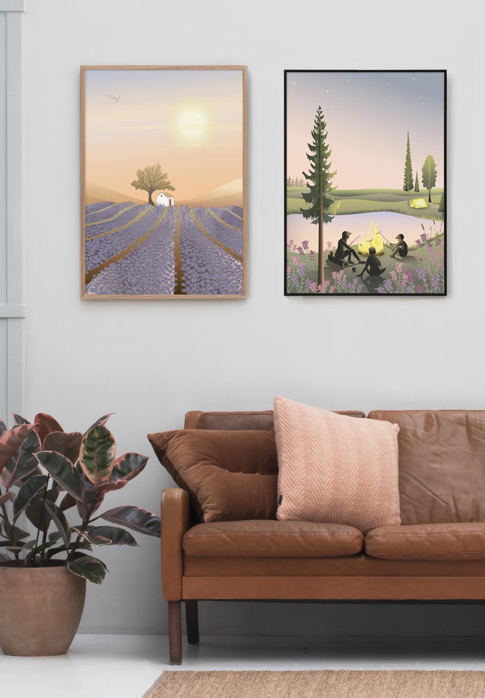 LAVENDER FIELD - poster