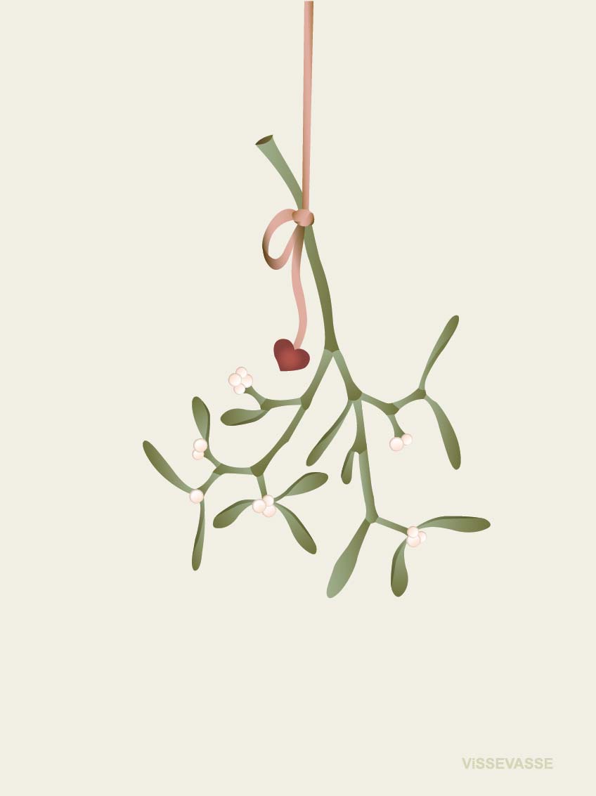 MISTLETOE - mini card