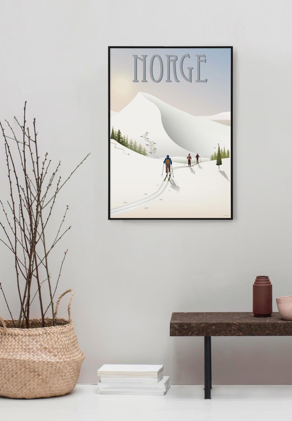 NORWAY Cross-country skiing - poster