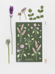 Flot notesbog med blomster fra ViSSEVASSE