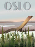 OSLO Holmenkollbakken - poster