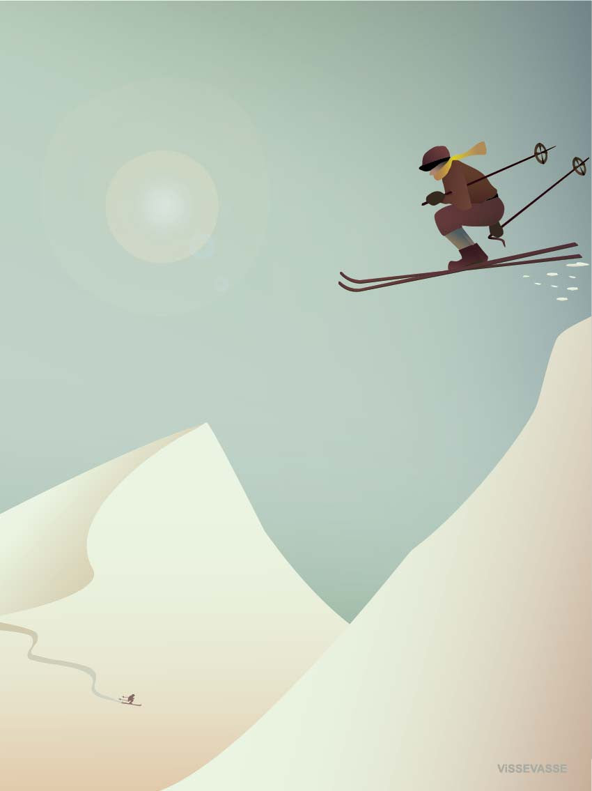 SKIING - poster