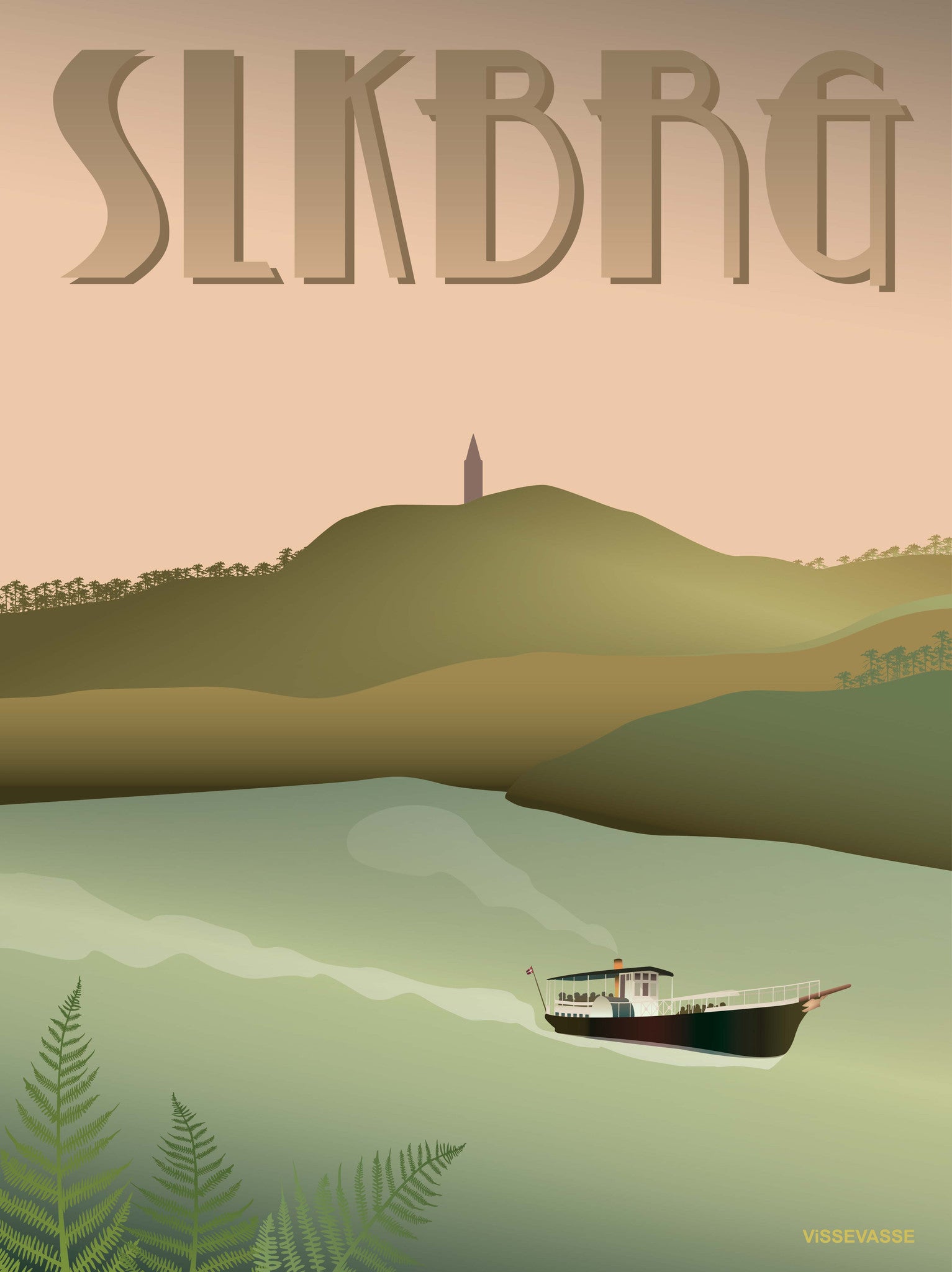 SILKEBORG Hjejlen - poster